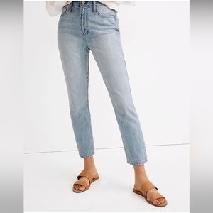Madewell Curvy Perfect Vintage Jean in Fitzgerald Wash